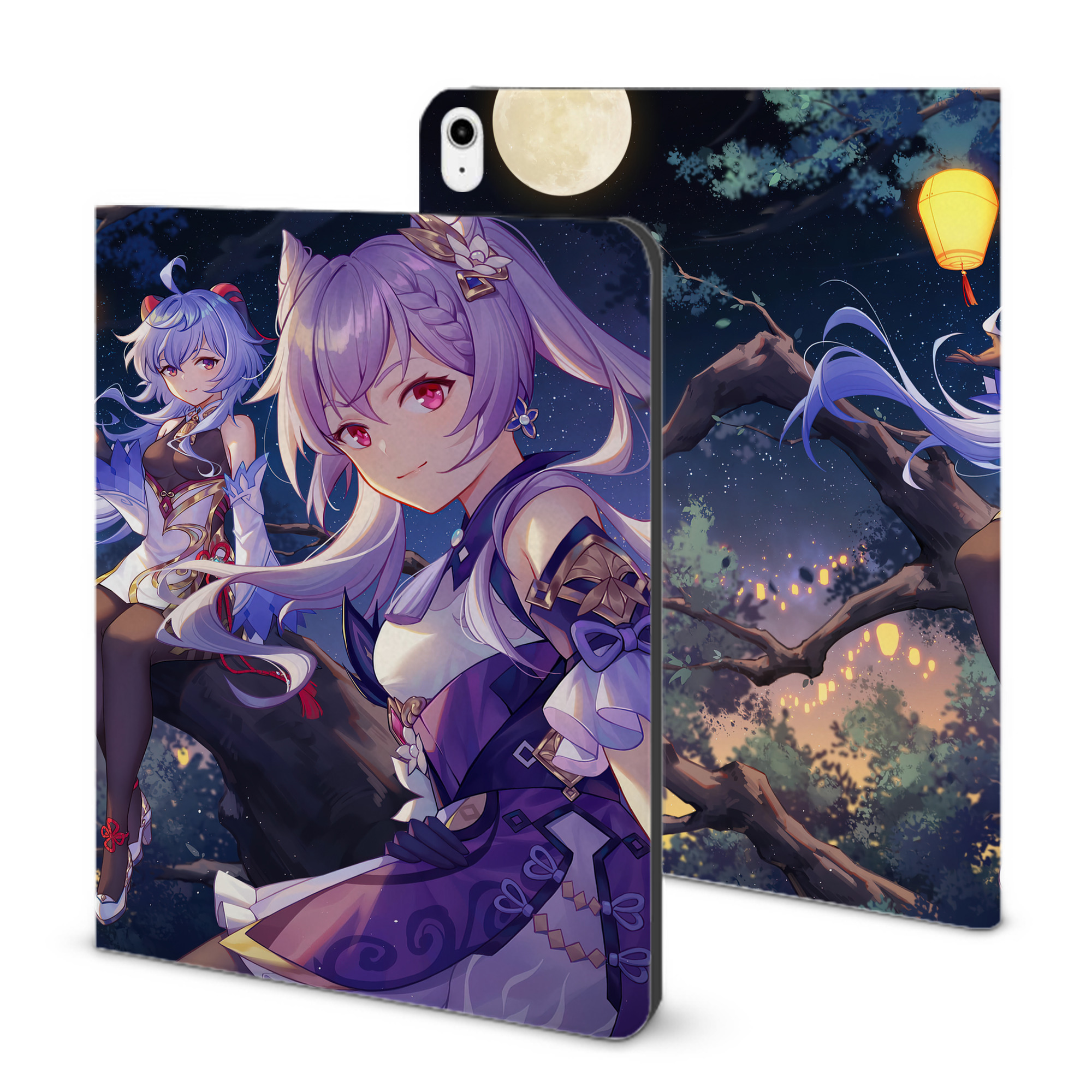 げんし神 genshin IPadケース ペンホルダー付き ブックスタイルデザイン